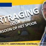 Cabview - Intercity - Amsterdam Centraal - Deventer - Vertraging door persoon op het spoor
